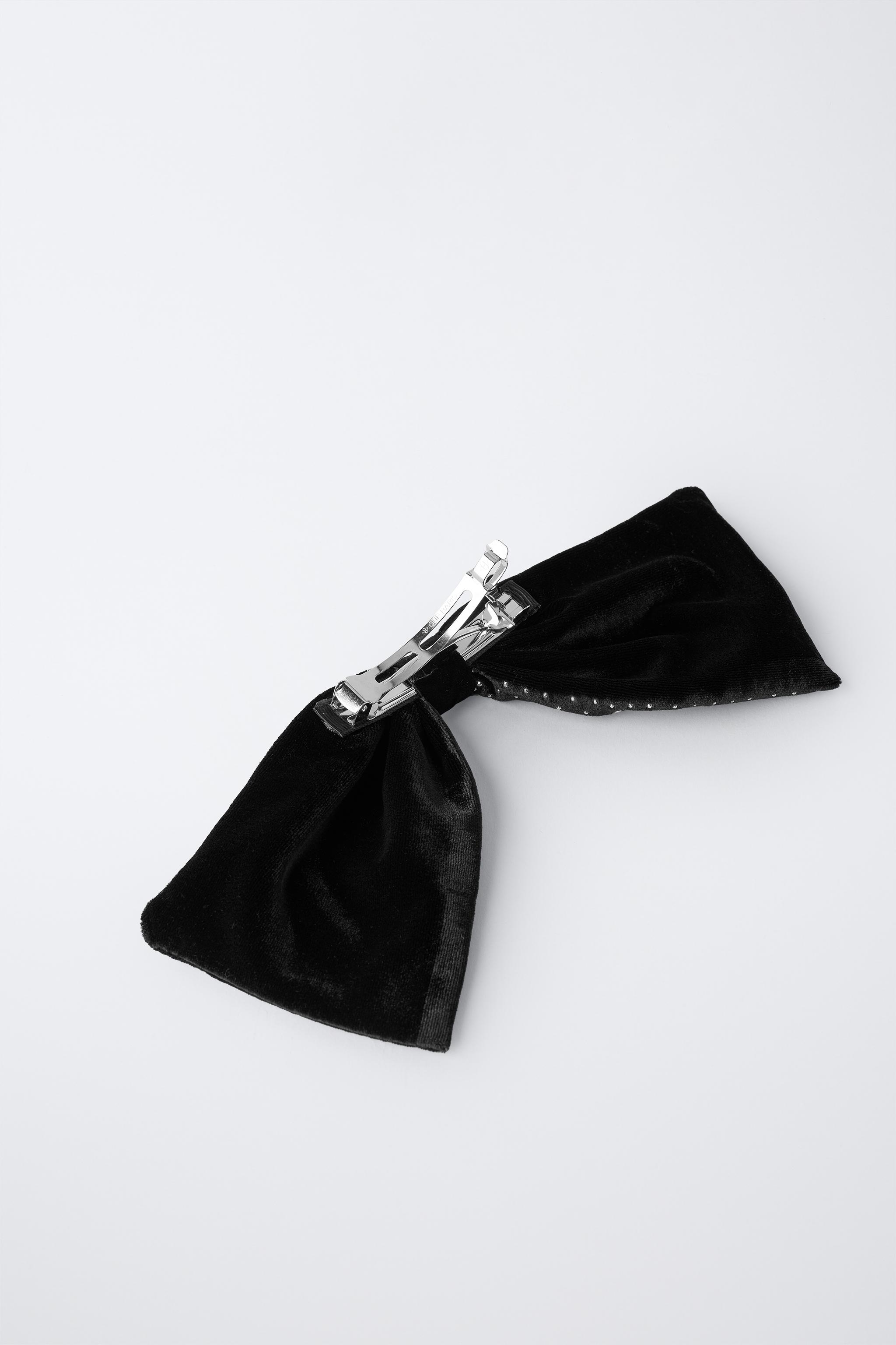 RHINESTONE BOW HAIR CLIP